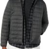 Amazon Essentials Men's Packable Lightweight Water-Resistant Puffer Jacket (Available in Big & Tall), Dark Grey, X-Large : Sports & Outdoors